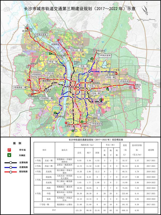 发改委批复长沙市城市轨道交通第三期建设规划