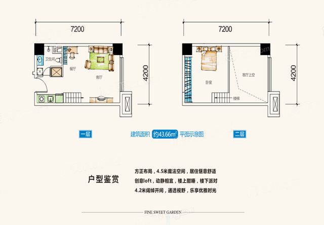 (荣盛花语书苑43公寓户型图)