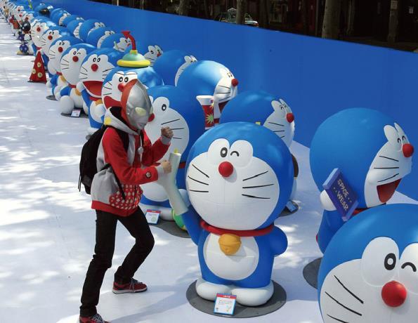 注意 蓝胖子出没湖南首个蓝胖子主题嘉年华