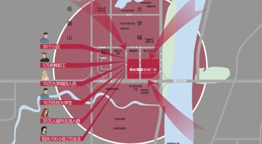 聚合大学城,江岸,洋湖垸总部经济区等城市价值精粹,物业价值夺目长沙.