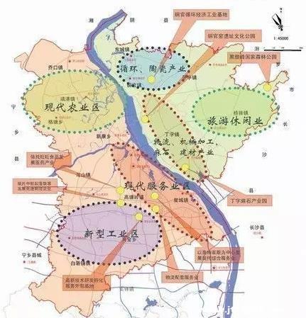 湖南湘江新区产业发展空间布局出炉