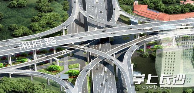 万家丽路立交全面施工 亚洲最大塔吊亮相