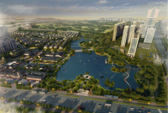 富力地产董事长考察湖南潜在项目 打造城市人