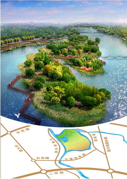 为成都地图添加新地名 二环天然岛公园征名引