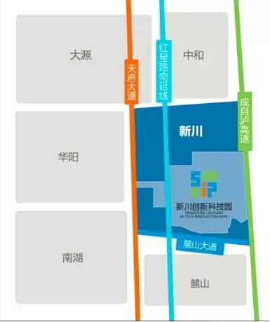 新川板块区位图预计到2020年园区建成后,工作人口将会达到12-15万人