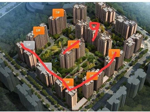 隆鑫十里画卷二期在售楼王 均价6500元/平米