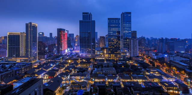 成都市夜景