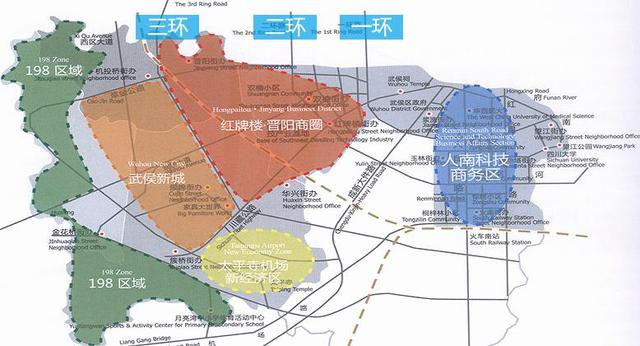 武侯新城区位图 品牌开发商入驻 武侯新城称霸2015 纵观成都主城房产