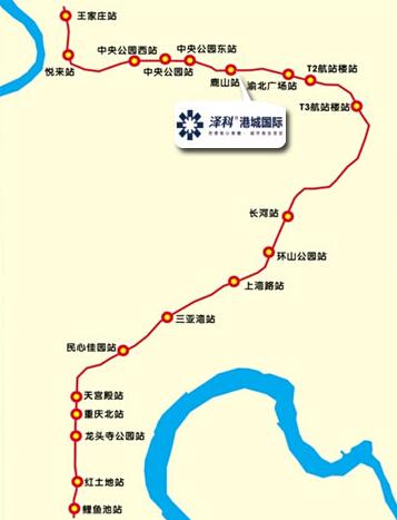 (轻轨10号线线路图)