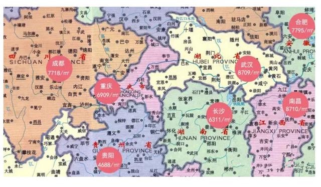 一张房产地图 让你明白在重庆买房有多么幸福图片
