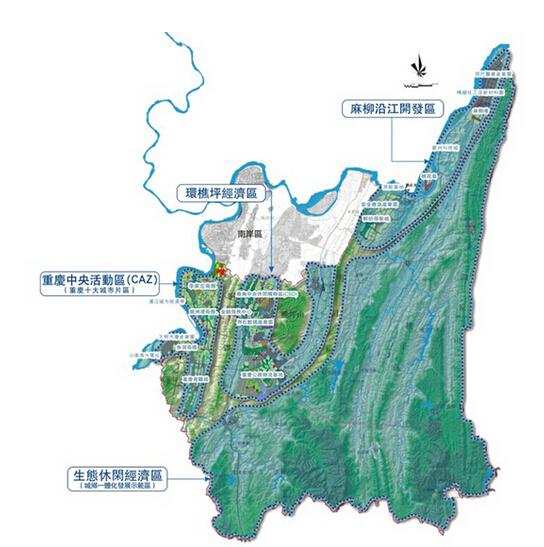 在2012年的《重庆市政府工作报告》中,巴南龙洲湾被列为2012年"加快图片