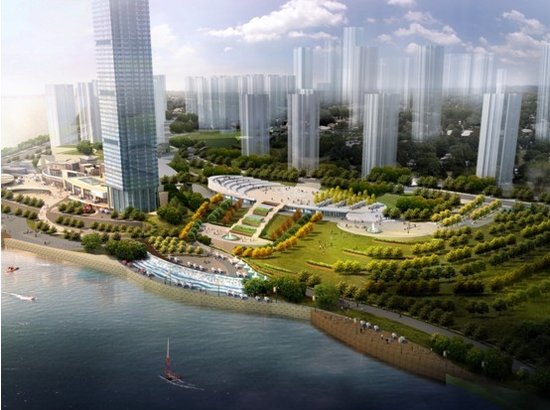 国际滨水商业中心启程 兑现一座城市的梦想_房产重庆站_腾讯网
