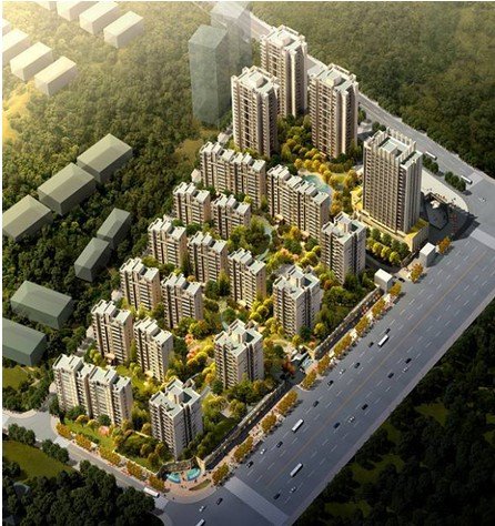 茶园新区地铁之上 长桥左岸板式电梯洋房受热