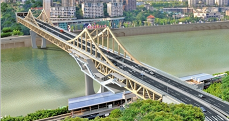 曾家岩嘉陵江大桥桥上建轨道站 将成新网红!