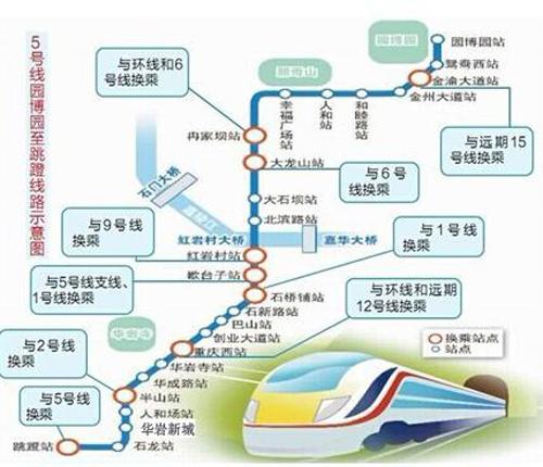 重庆开启轨道交通新生活 你的房子在轨道5号线