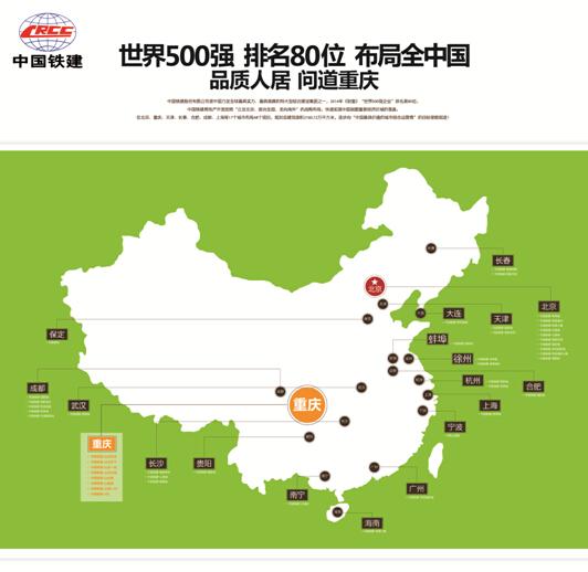 中铁建全球500强排名80位 山水系列成就第一