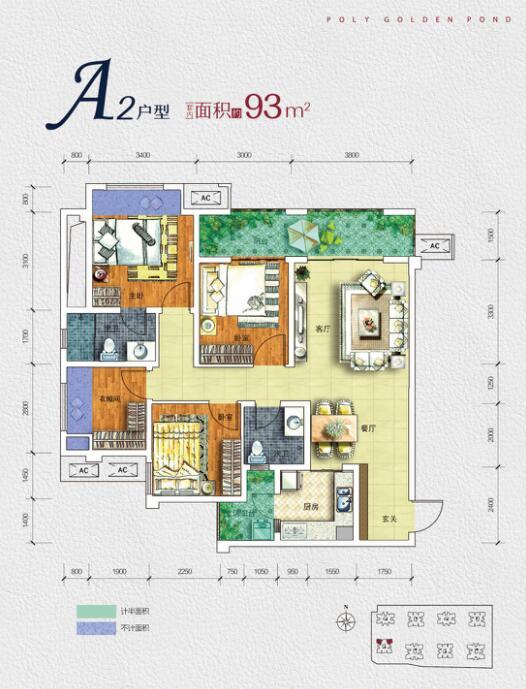保利观塘大城生活:一个成熟大盘的自我修养  据悉保利观塘|香榭的户型