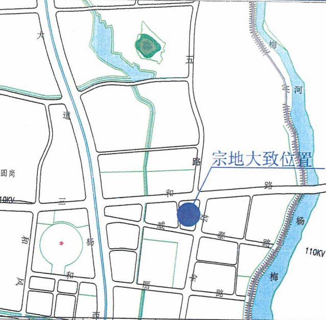 高明杨和镇三和路以南,好年路以西地块大致位置示意图