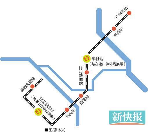 广州地铁7号线西延顺德段今日开工
