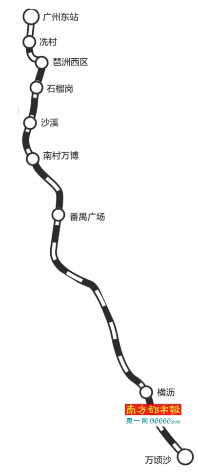 广州地铁18号线计划下半年开工 2020年底建成试运营