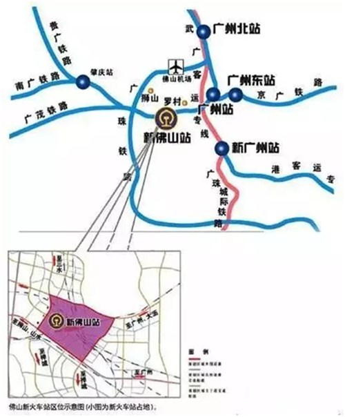 建成后的佛山西站将更加主动对接粤桂黔高铁经济带开展广泛合作.