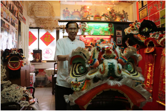 龙光守护佛山迹艺|大揭秘!佛山黎家狮是如何让非遗彩扎狮头走出中国