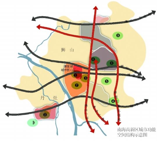 南海高新区未来拟建十公园