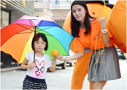 橙色风暴席卷高明 碧桂园联丰天汇湾二期板房