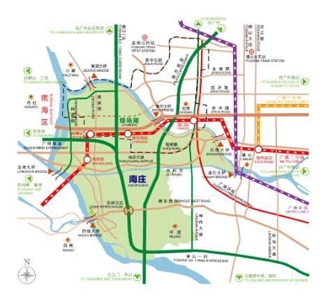 立体交通助力 绿岛湖跃升城际中心枢纽_房产佛山站