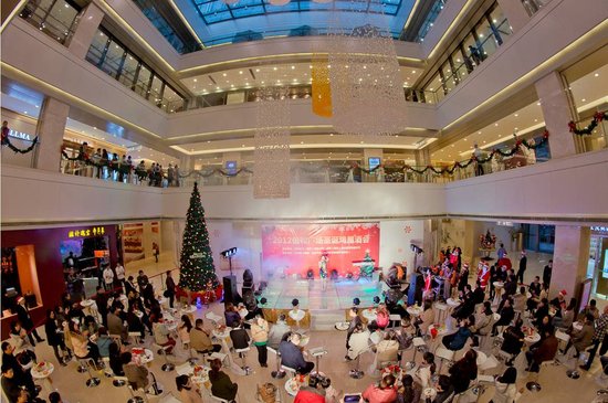 福州信和广场举办鸡尾酒会精彩派对欢度圣诞