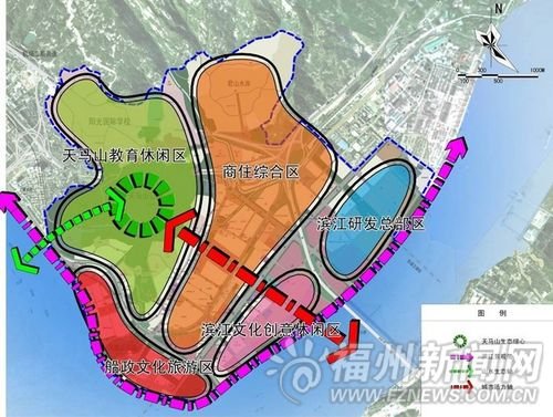 马尾新城两大组团五大片区控规出炉 打造示范区