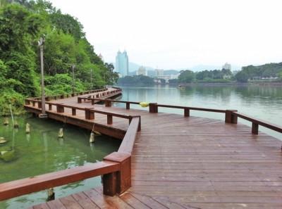 左海公园-金牛山城市森林步道部分区段春节试