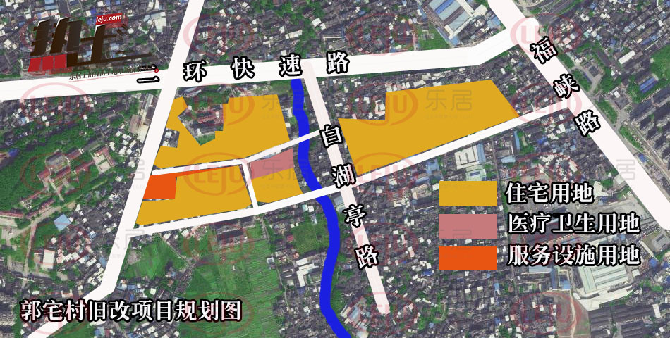 仓山区郭宅村旧改同样是大手笔,一期项目选址面积达419.