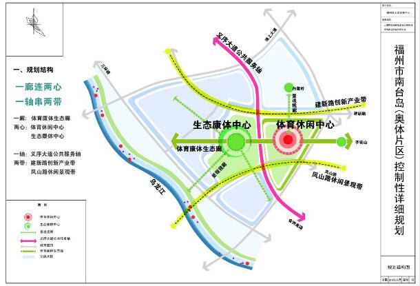 福州市南台岛奥体片区控制性详细规划