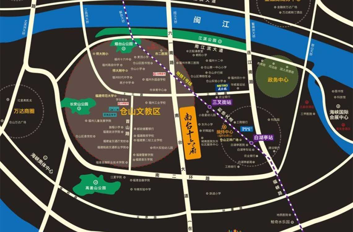 楼盘区位图