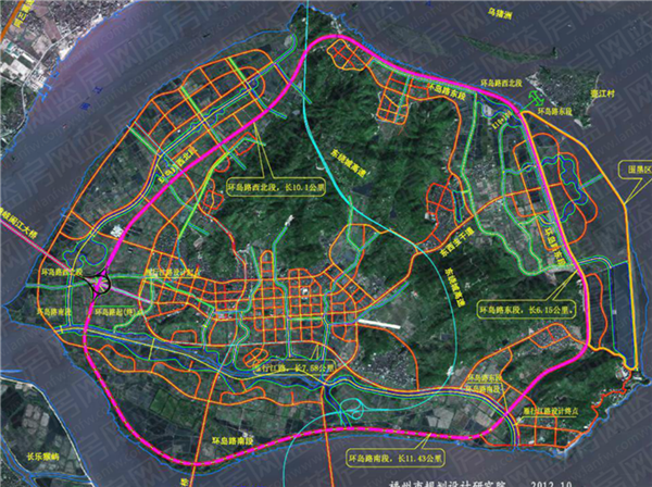 琅岐岛路网规划图
