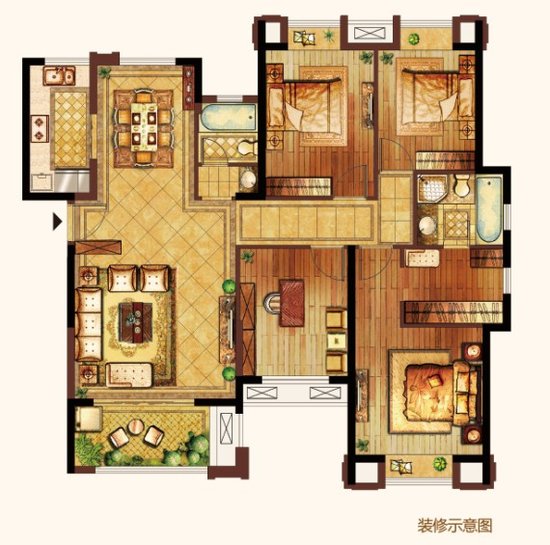 保利香槟国际复式华邸 零公摊升级户型即将启
