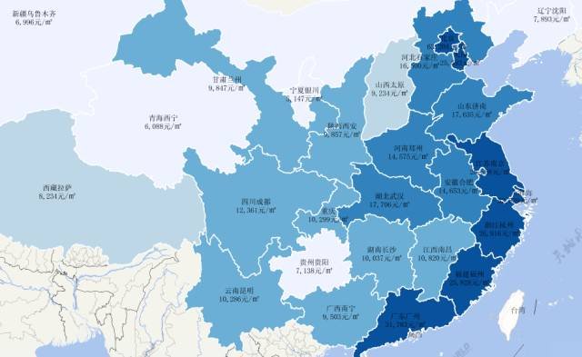 全国房价收入地图:在中国买房究竟有多难?