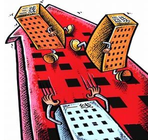 一线城市土地市场升温 三四线依旧冷淡