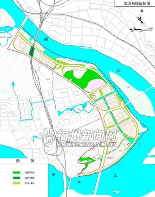 南台岛东部片区规划出炉 定位福州行政中心区