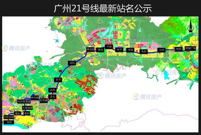 广州地铁21号线大变动：年底分段开通 7站改名