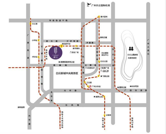 保利紫云正位于白云新城片区,未来将拥有六条地铁,广州第二火车站,既