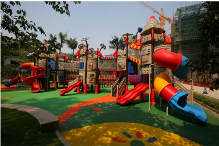 室外儿童游乐场图片