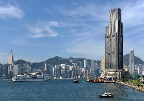 在香港 新世界集团耗资200亿港元兴建的全新综合商业发展项目