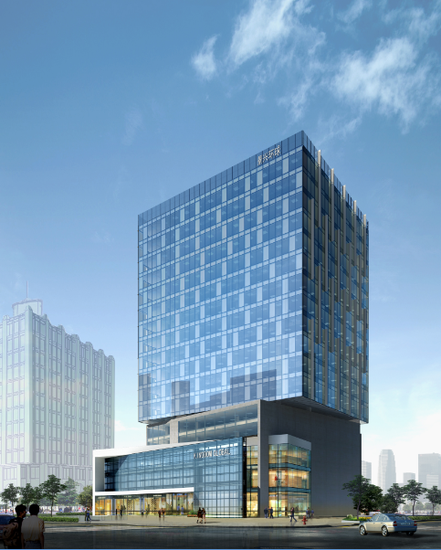 景兴环球大厦启用 金融高新区添新地标