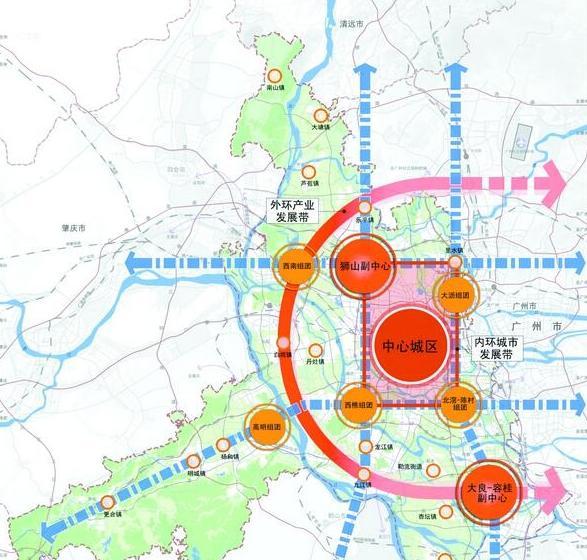 值得注意的是,佛山新城被纳入中心城区范围内,多个重点项目将在这里