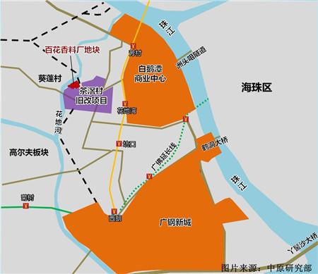 一线江景 大村围城 荔湾区芳村百花香料厂地块调研