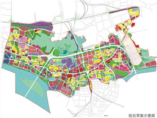 黄埔滨江新城规划图