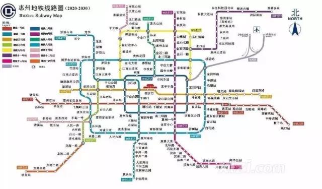 网曝惠州地铁线路图?假的!
