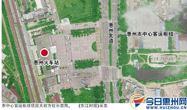 惠州市中心客运枢纽项目近期动工